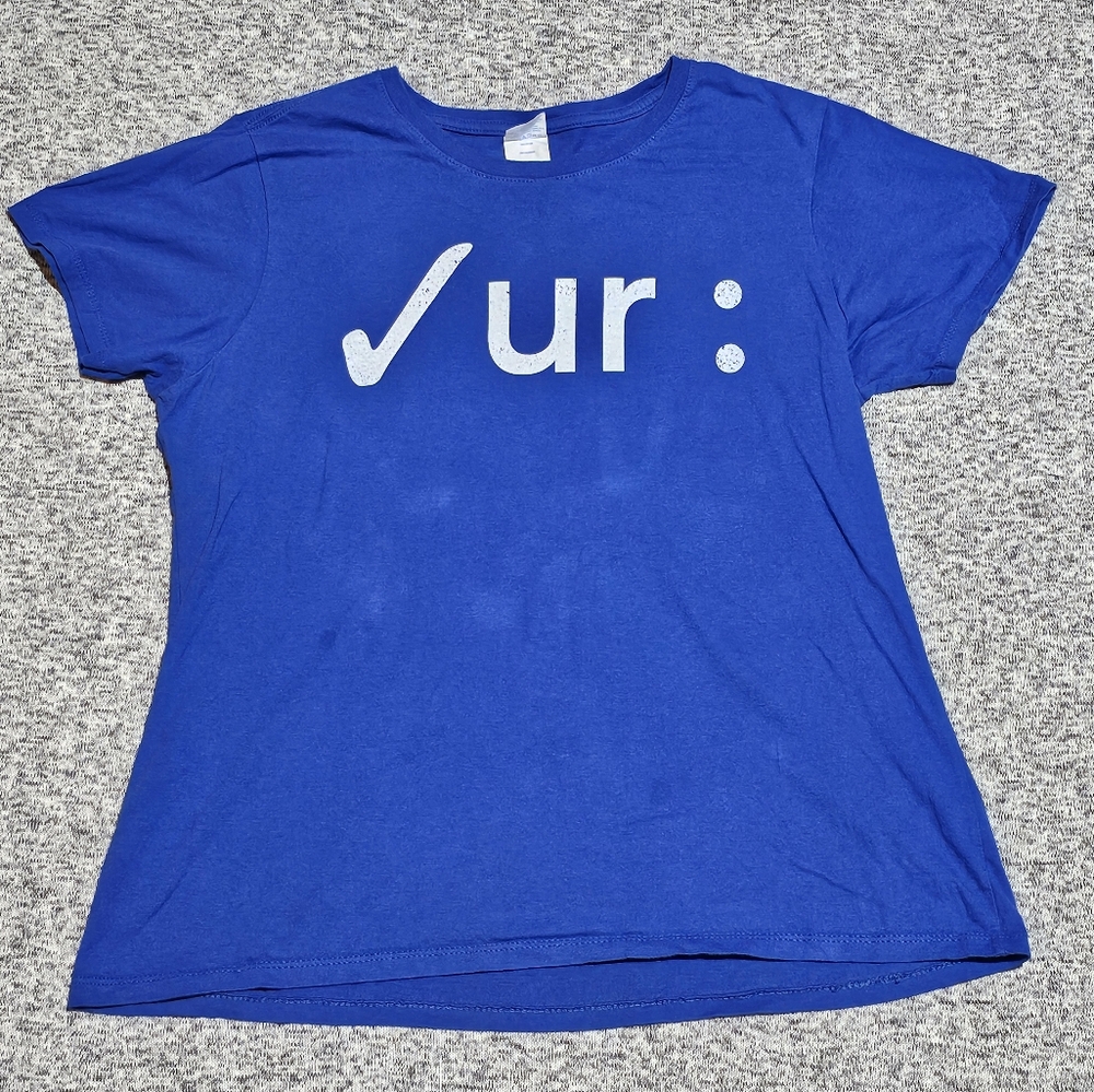 Graphic Tee Blue Women’s XL – Colon Cancer Awareness